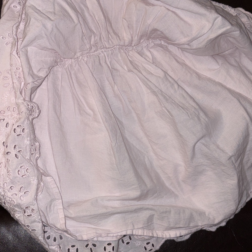 Baby GAP Girls Size 3 Yrs  Pale Pink dress with scalloped lace bottom - Picture 5 of 6